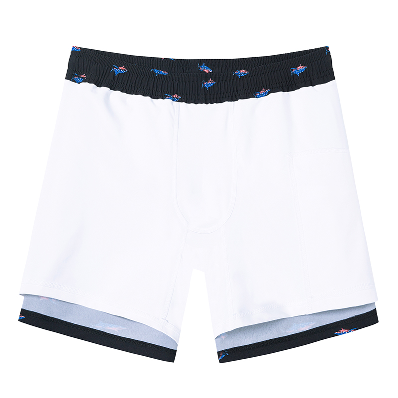 SURFCUZ Beach Shorts Men’s Black Shark