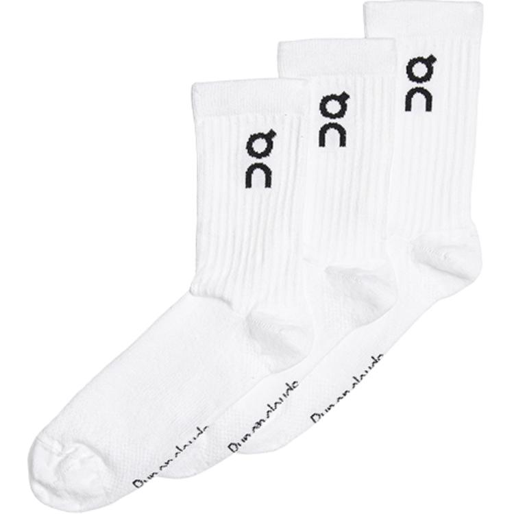 On Mid Calf Socks Unisex 3 Pack