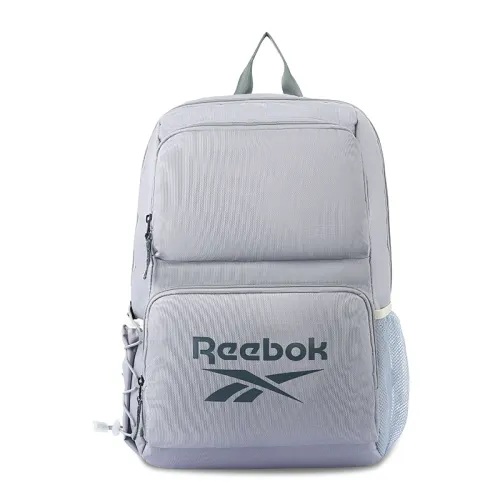 Reebok Fabric Computer Backpack Regular Unisex Light Gray/Navy Blue/Black/Light Pink/Ecru