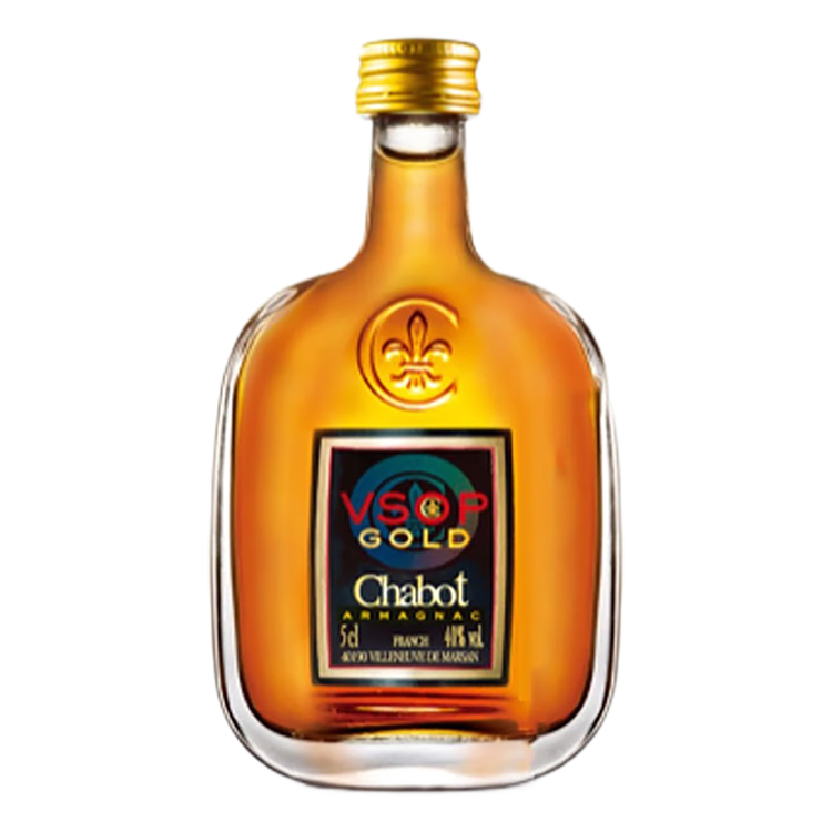 Chabot Armagnac Garbo Armagnac Brandy Imported from France Fruity Gold VSOP Brandy Spirits 40% Self-drinking Collection 50ml*1 Bottled #Father# for Dad