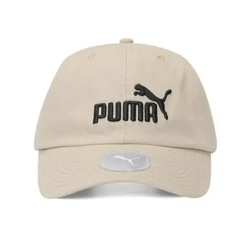 PUMA Cotton Baseball Caps Unisex Beige