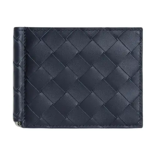 Bottega Veneta Intrecciato Bill Clip Bifold Wallet