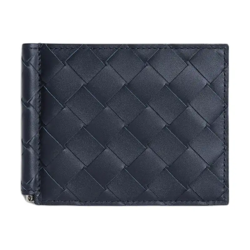 Bottega Veneta Intrecciato Bill Clip Bifold Wallet