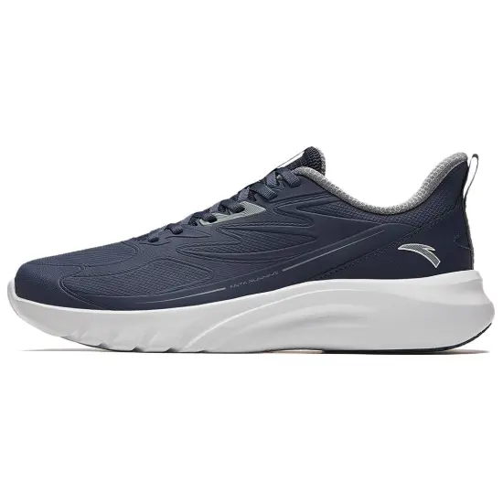 ANTA Running Shoes Men Low-Top Microchip Gray/Black