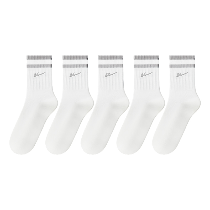 Warrior Crew Socks Women’s 5 Pack Gray