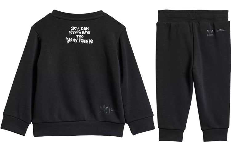 Детский костюм adidas originals × Hello Kitty/ HELLO KITTY CREW SET (черный) — фото 2