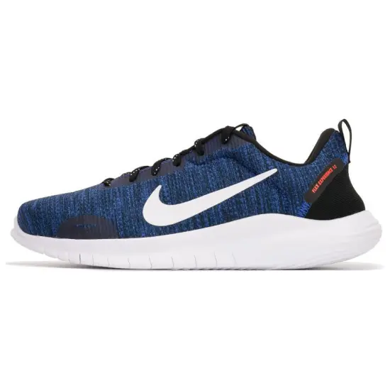 Nike Flex Experience RN 12 Durable Breathable Lightweight Low Top Casual Running Shoes Men's Navy Blue