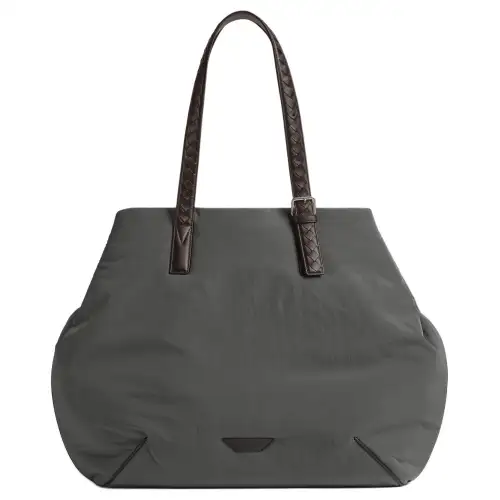 Bottega Veneta Cow Leather Tote Bag, Shopping Bag, Shoulder Bag, Handbag Men's Light Graphite Gray