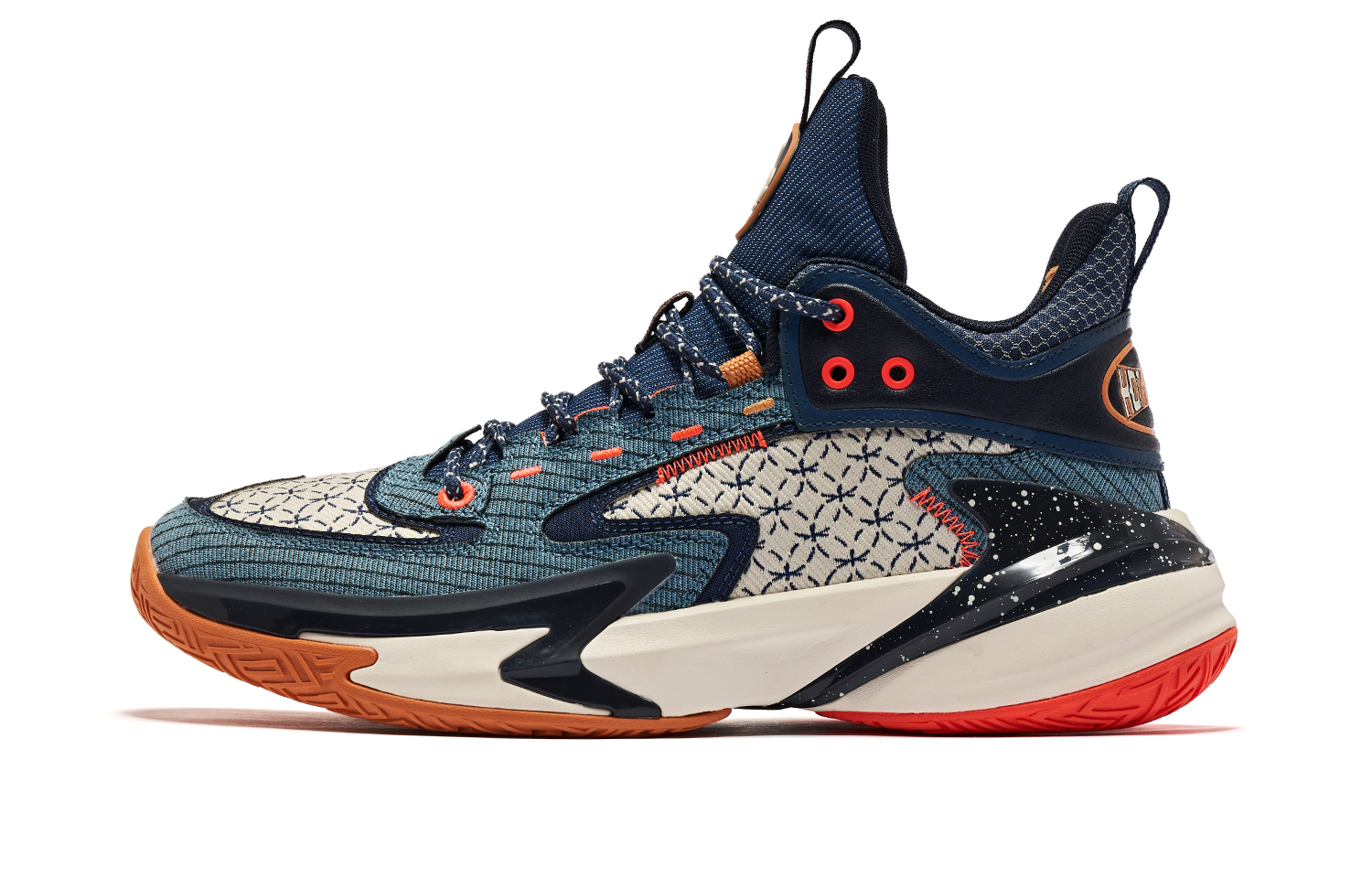 Jordan Spurs 6.0 Shock Absorbing Anti-Slip Wear-Resistant Rebound Low-top Basketball Shoes Men's Dodge Blue