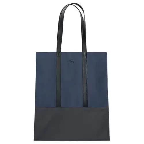 UNIQLO Cotton One Shoulder Handbag Unisex Sea Blue