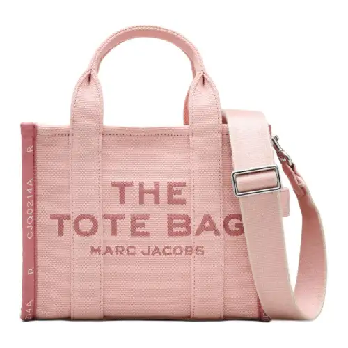 MARC JACOBS Foldable shopping bag with zipper, small one-shoulder bag, polyester