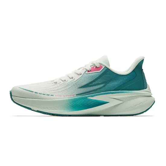 Anta Cushioning Wear-Resistant Low-Top Running Shoes Women's Cool Green