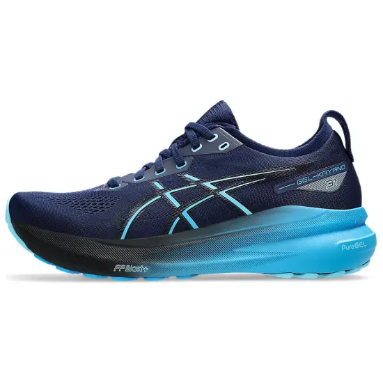 Asics Gel Kayano 31 Anti Slip Wear Resistant Low Top Running Shoes Men's Blue