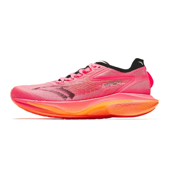 ANTA Mach 4 Generation PRO Running Shoes Men Low-Top Radiant Pink