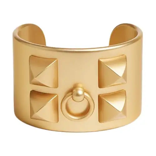HERMES Metal, Aluminum Bangles Women's Gold