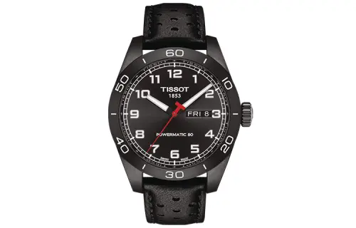 TISSOT PRS 516 Automatic Mechanical Movement Men's Watches Watch 42mm Black Dial Stainless Steel Case