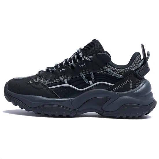 LiNing Aurora WindWalker Wear Resistant Low Top Casual Shoes Women's Black