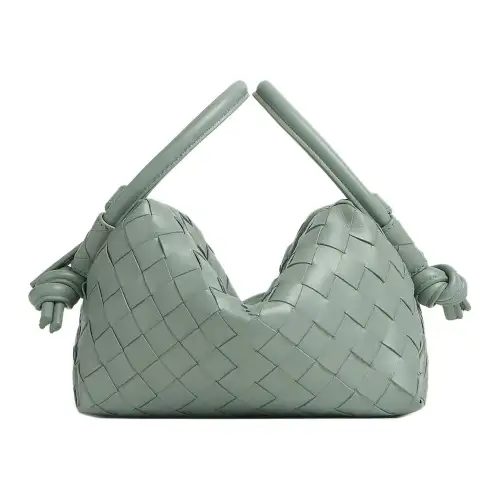 Bottega Veneta Loop Cow Leather Handbag, Shoulder Bag, Crossbody Bag Small Women's Sage Green