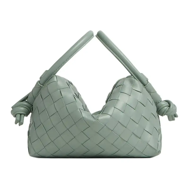 Bottega Veneta Loop Cow Leather Handbag, Shoulder Bag, Crossbody Bag Small Women's Sage Green
