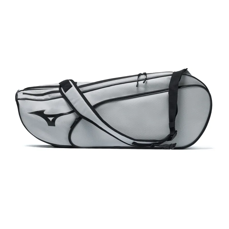 Mizuno Fabric Badminton Bag, Backpack Regular Unisex Medium Gray