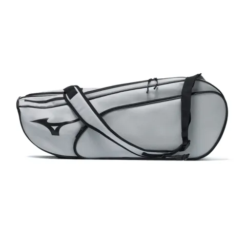 Mizuno Fabric Badminton Bag, Backpack Regular Unisex Medium Gray