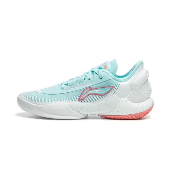 LINING Yushuai 18 V2 Basketball Shoes Men Low Top Blue White