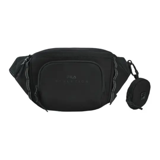 FILA Fabric Crossbody Bag Sling Bag Extra Small Men's Pitch Black