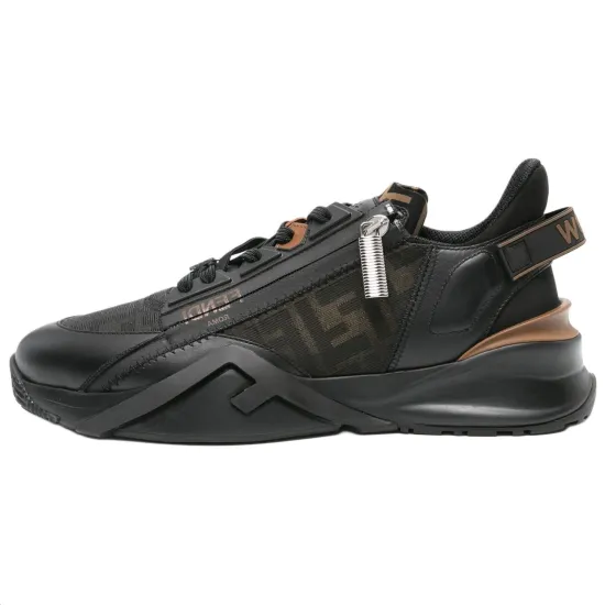 FENDI Flow Ff Jacquard Low Top Sneakers