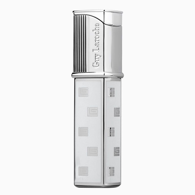 GUY LAROCHE Ji Longxue electronic gas inflatable GL01 white logo lighter