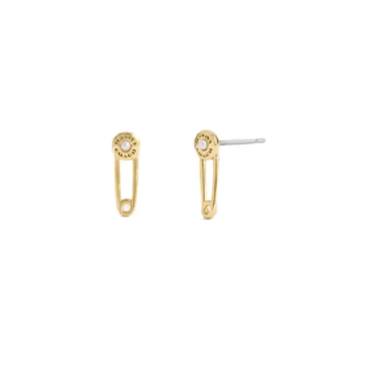 COACH Metal Earrings Women's Gold