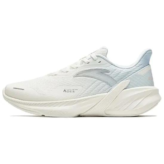ANTA Running Shoes Women's Low-Top Ivory White/FANTAsy Blue