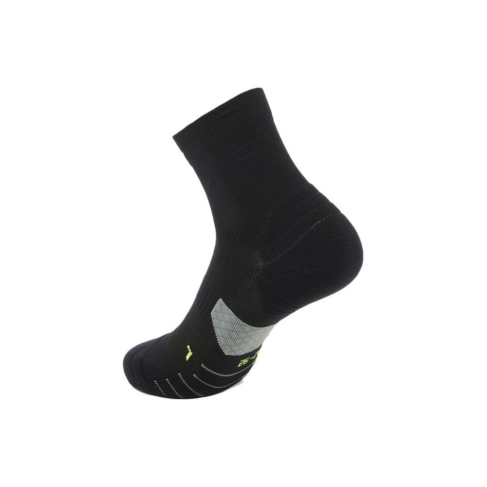 Li Ning Running Collection Running Socks Mid Calf Unisex Black