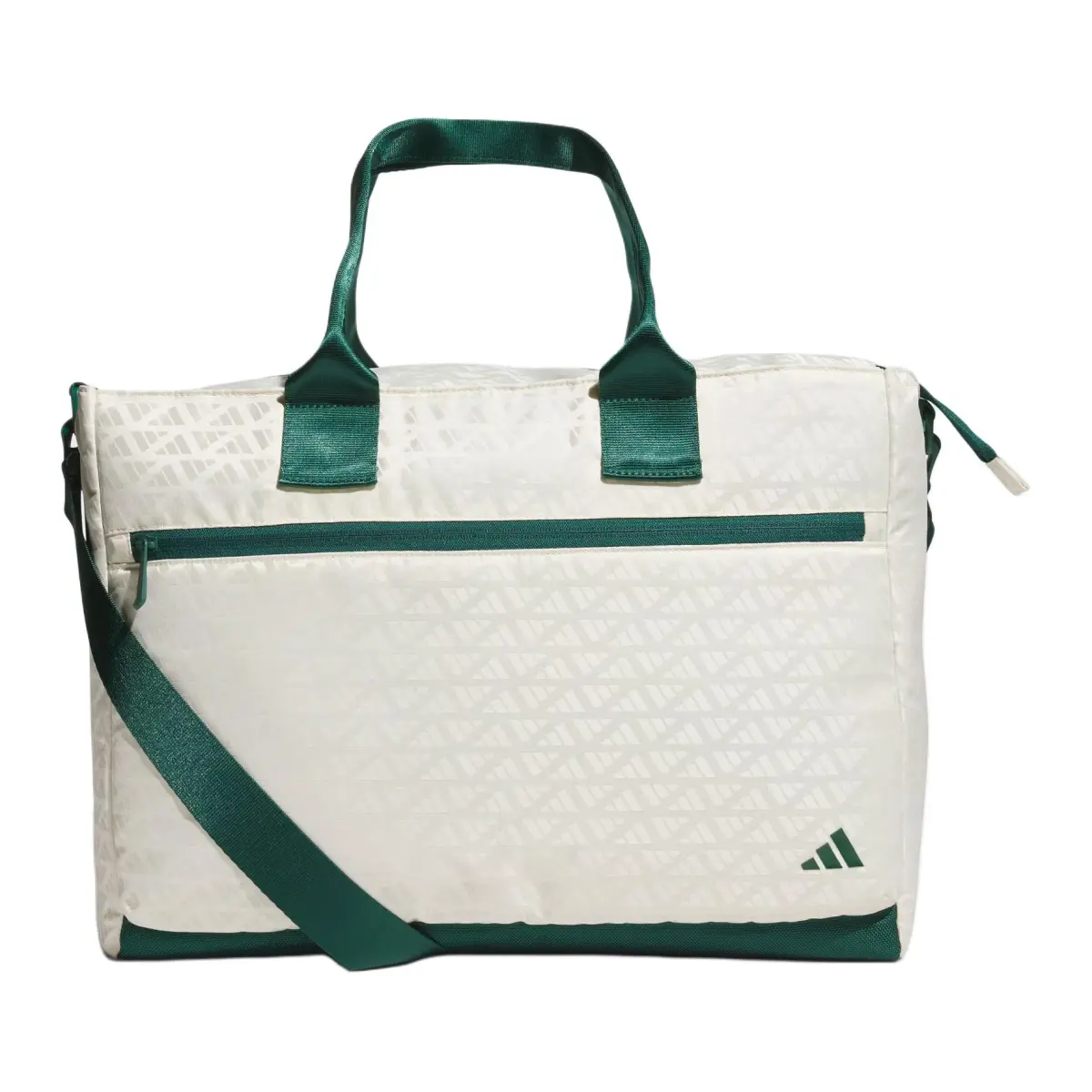 Adidas Recycled Polyester Shoulder Bag, Crossbody Bag, Handbag Regular Unisex Jade White & Forest Green