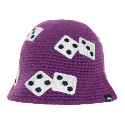 Stussy Dice Knit Bucket Hat