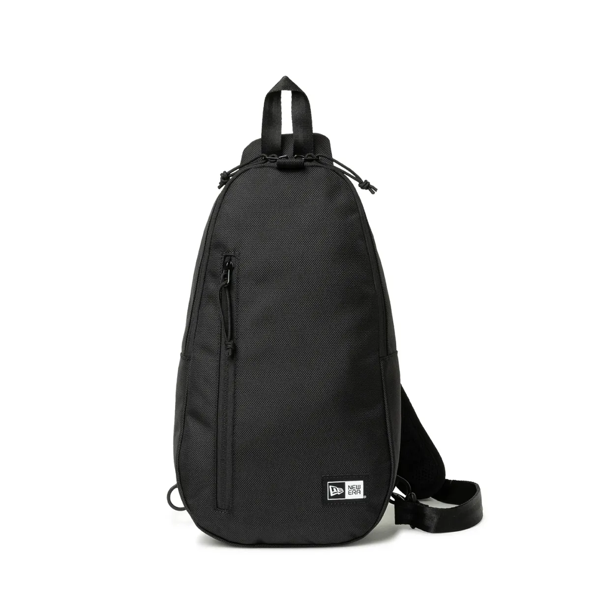 New Era Cotton Shoulder Bag, Crossbody Bag Unisex Black