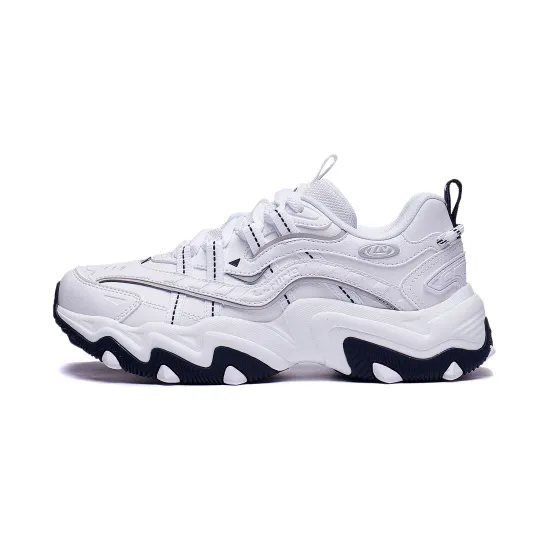 LiNing Cat's Claw Lite 2 Anti-Slip And Wear-Resistant Rebound Low-Top Casual Shoes Women's Standard White