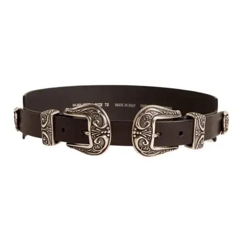 Golden Goose Deluxe Brand Double Buckled Belt