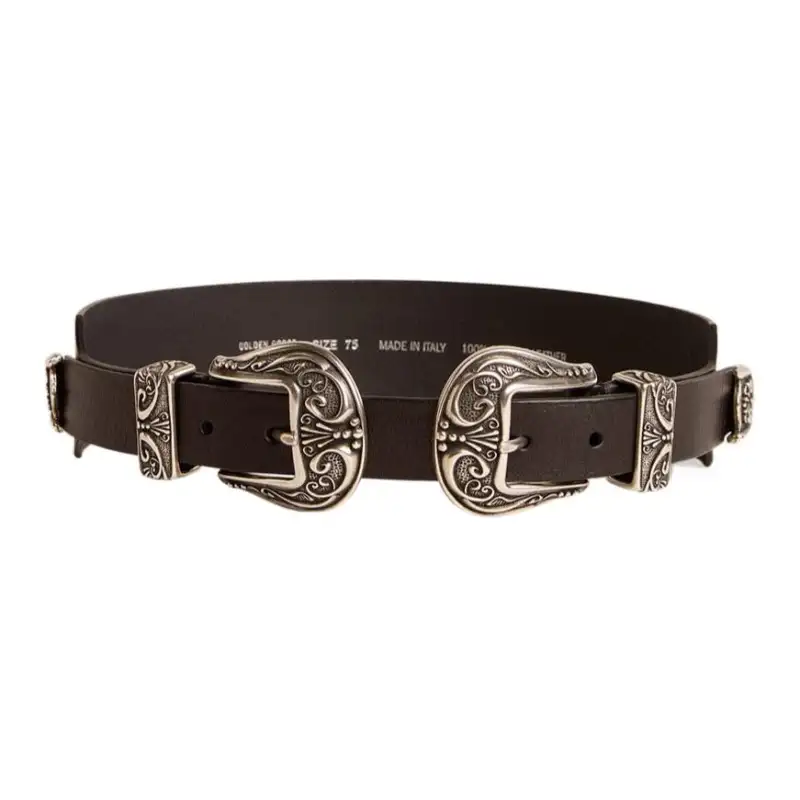 Golden Goose Deluxe Brand Double Buckled Belt