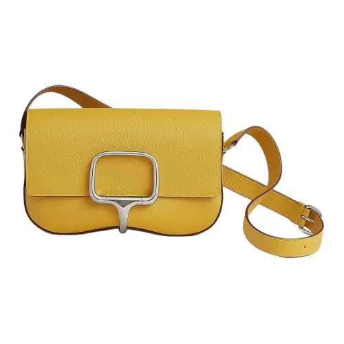 HERMES Della Cavalleria Epsom Calfskin Crossbody Bag, Shoulder Bag Women's 2 P Cumin. Asterix.