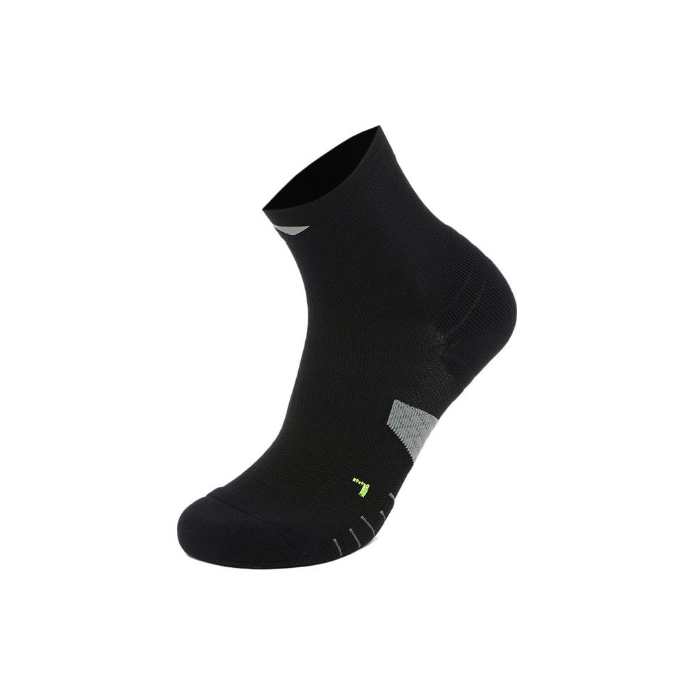 Li Ning Running Collection Running Socks Mid Calf Unisex Black