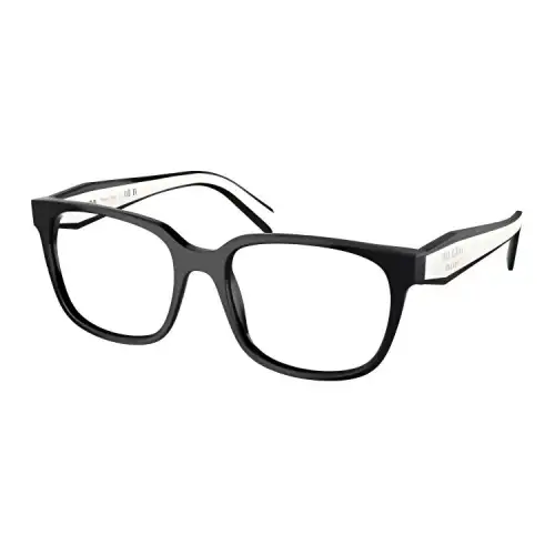 PRADA Rectangular Eyeglass Frames Women's Black