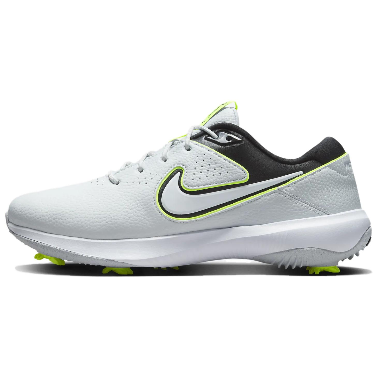 Nike Victory Pro 3 Comfortable and lightweight, shock-absorbing, non-slip and wear-resistant, low-top golf shoes, men's white and green
