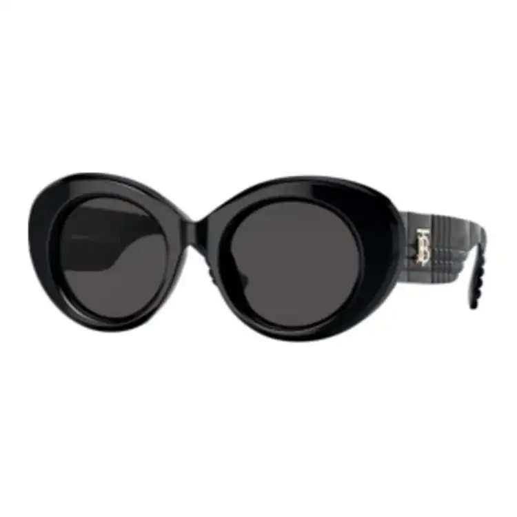 Burberry Round Sunglasses Women's Black