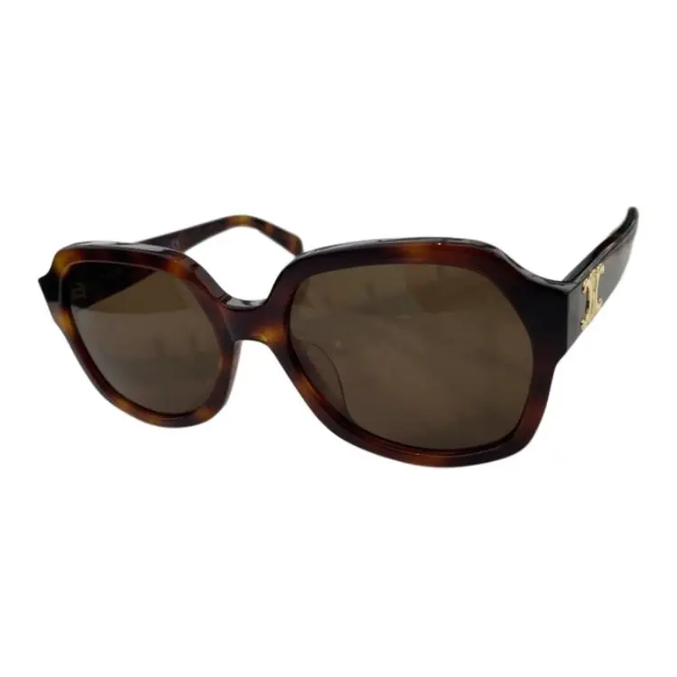 CELINE Square Sunglasses Women's Tortoiseshell