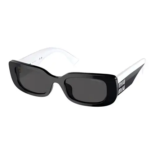 MIU MIU Logo print Rectangle frame Sunglasses