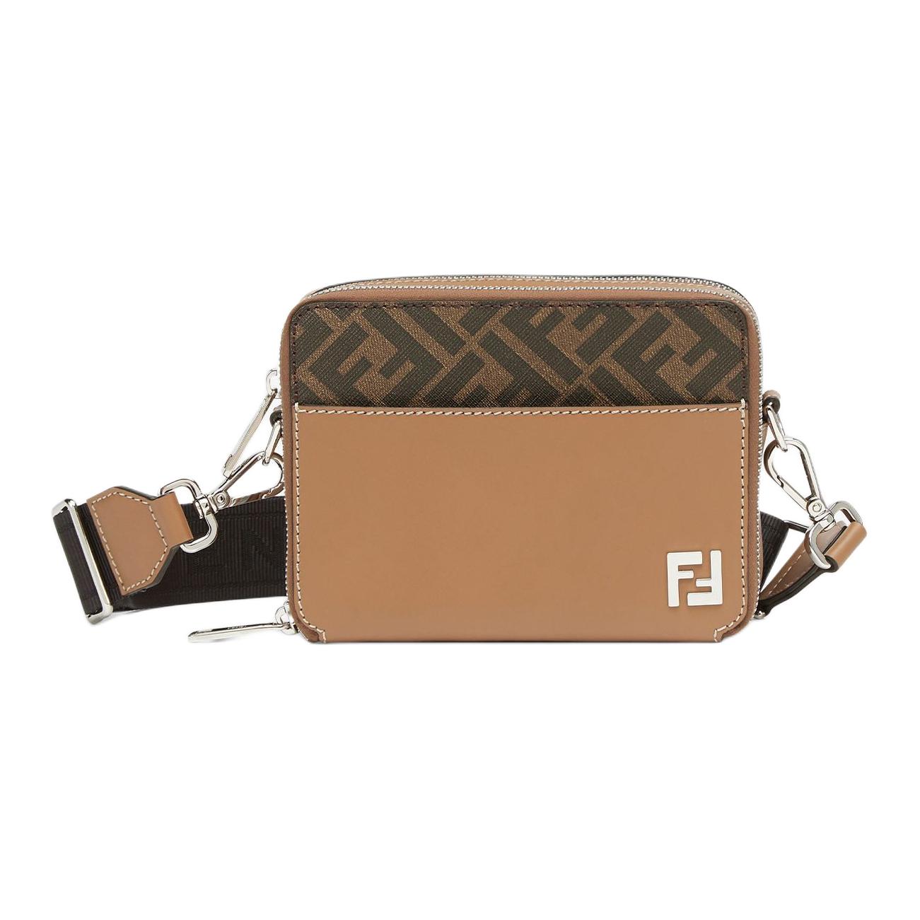 Мужская сумка Fendi 7M0357-AFF2-F1HRM (бежевая)