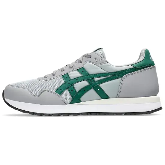 Asics Tiger Runner 2 Running Shoes Unisex Low-Top Gray Green