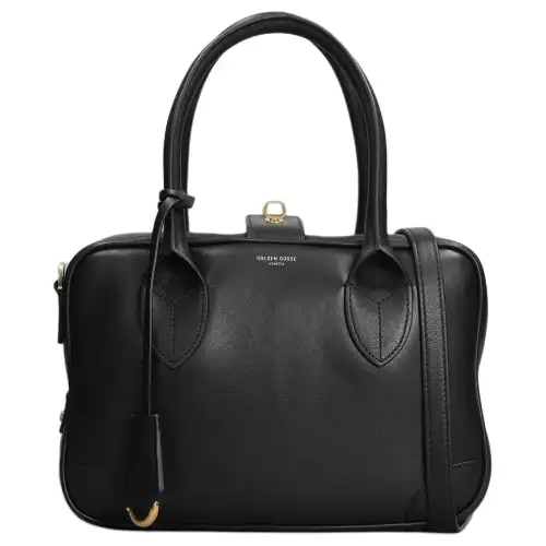 Golden Goose Deluxe Brand Logo Printed Zipped Tote Bag