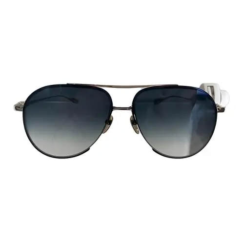 Chrome Hearts Aviator Sunglasses Unisex Gold/Blue