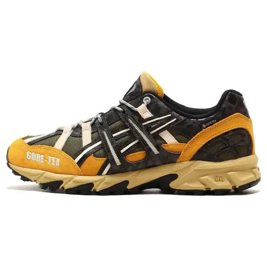 Asics Gel-Sonoma 15-50 Gore-Tex Olive Canvas Yellow Orange